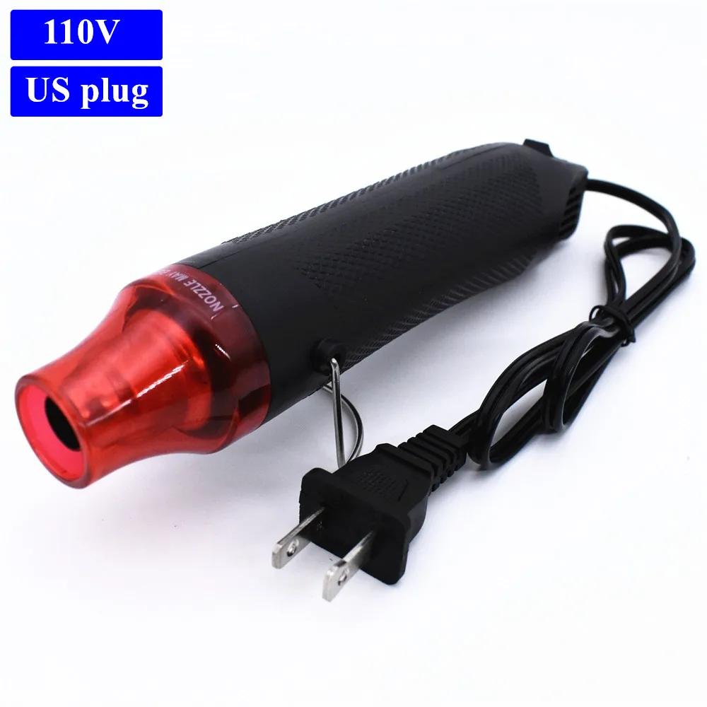 Home Heat Gun Electric Power Hot Air 300W 220V 110V EU US Plug Multi Purpose Soft Ceramic Seat DIY Tool for Heat Shrink Tube