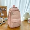 female college students simple college style computer backpack to reduce the burden of large capacity junior high school students backpack tide