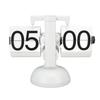 Flip Clock Large Number Battery Powered 304 Stainless Steel Tabletop Retro Flip Clock for Home Office 24 Hours
