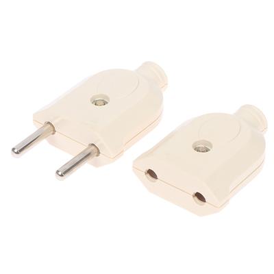Adaptateur de prise de courant électrique ca, 1 pièce, ue européenne, 2 broches, mâle, femelle, adaptateur de sortie