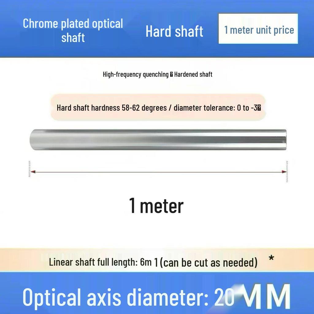 Custom Optical Linear Chrome-Plated Rod for DIY Storage Rack