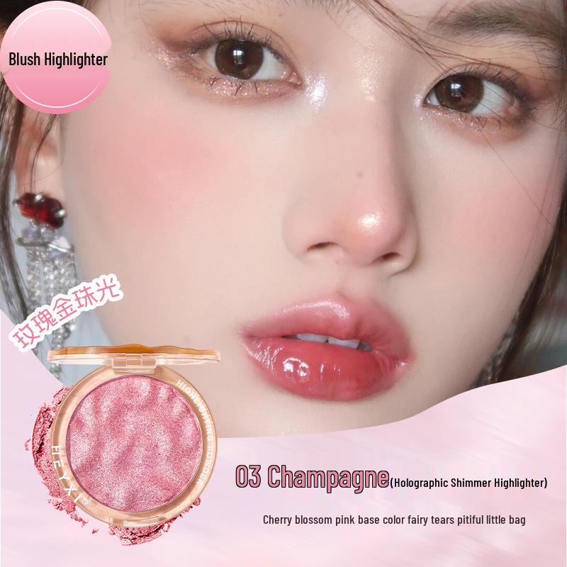 

HEYXI Han Yuanyi Мерцающий хайлайтер-румяна и тени для век с эффектом дробленого алмаза.