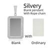 New One Custom Photo Square Medallion Pendant Iced Zircon Sublimation Hip Hop Fashion Jewelry Bling Charms Necklace-Gold Brass