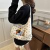 Stylish White Pu Tote Bag For Women With Unique Design And Trendy Street Style Features