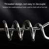 100Pcs Fishing Hook Stainless Steel Spring Fishing Tackle Fishing Lock Accessory