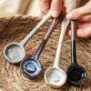 4PCS Under-glaze Painting Coffee Stirring Spoon Handmade Dessert Spoon Soup Spoon  Afternoon Tea