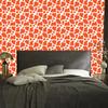 Cow Patches Wallpaper Peach, White and Cream for Living Room and Bedroom 50x1000