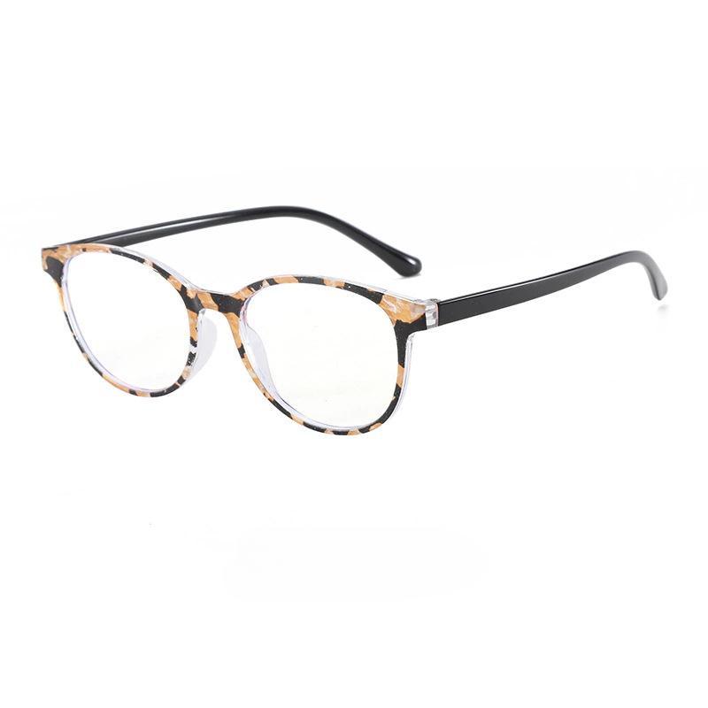 

Latest Stylish Anti- Blue Lightweight Circular Large Frames Reading Eyeglasses Clear Lenses Optical Prescription Glasses 0 TO +4.0 2