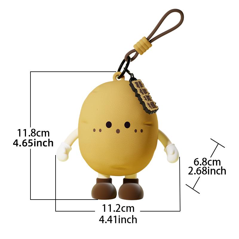 Vegetable Series Soft Silicone Cute Cartoon Mini Coin Purses with Eggplant and Carrot Designs