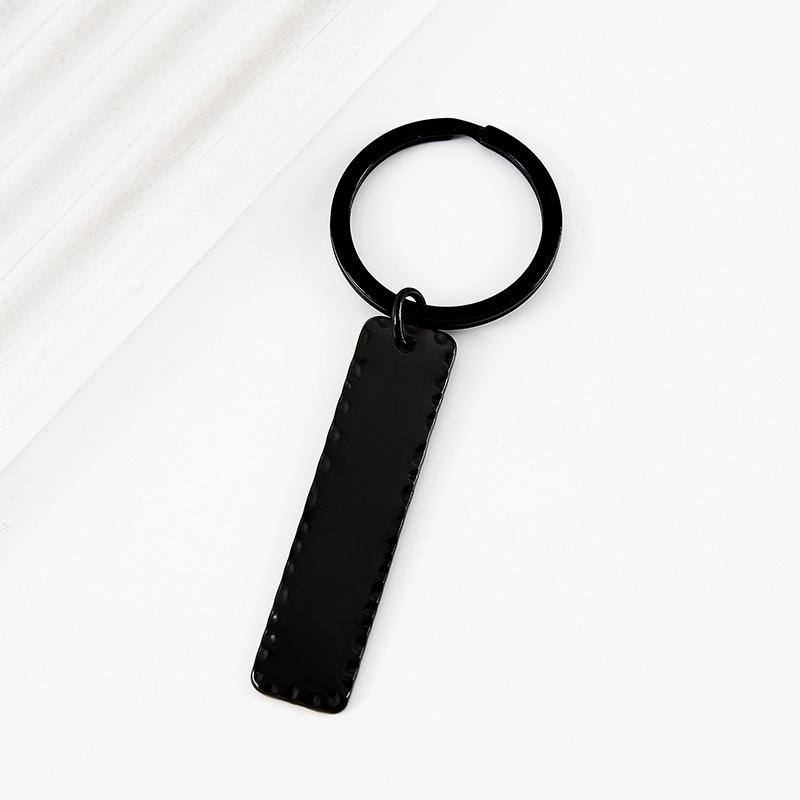 Stainless Steel Pit Long Strip Keychain - Laser Engraved & UV Color Printed, Perfect Festival Gift