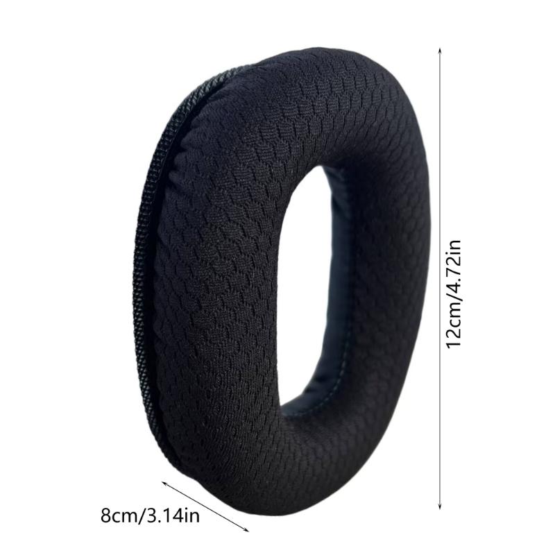1Pair Earpads PU Leather Ear Pad Ear Cushions Cover Memory Foam Earmuffs for MONITOR II Headsets