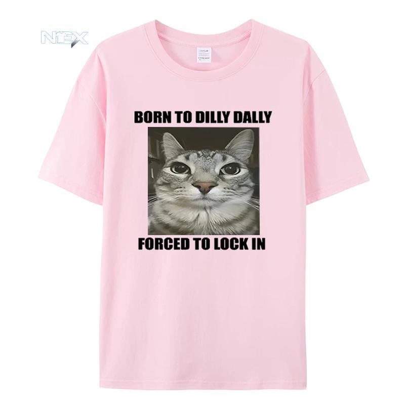 Summer Cat T-Shirts man women Printed Short Sleeve unisex Tees Tops Vintage Streetwear