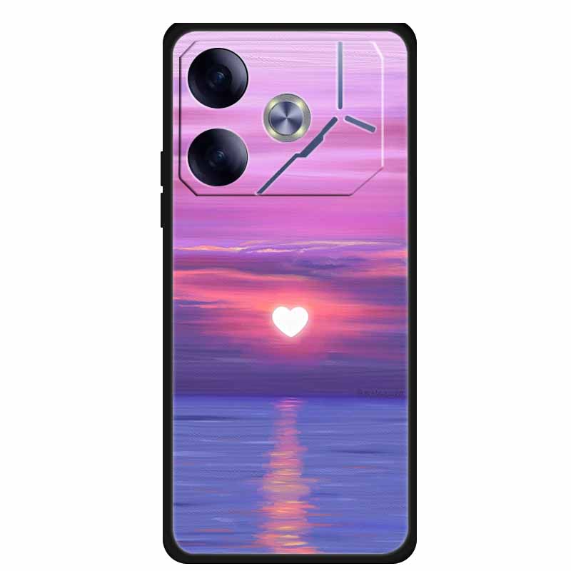 Phone Case For Tecno Pova 6 Back Cover Case Shockproof Black Silicone Soft Funda For Tecno Pova 6 Case Pova6 6.78" Capas Coque