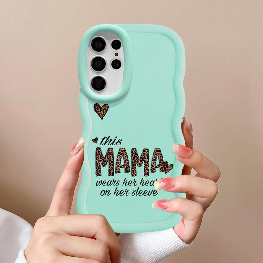 Mama Pattern Soft Phone Cover Case for Samsung Galaxy A26 S23 Plus S24 S22 Ultra S21 S20 FE S25 A25 A35 A34 A55 A24 A54 A36