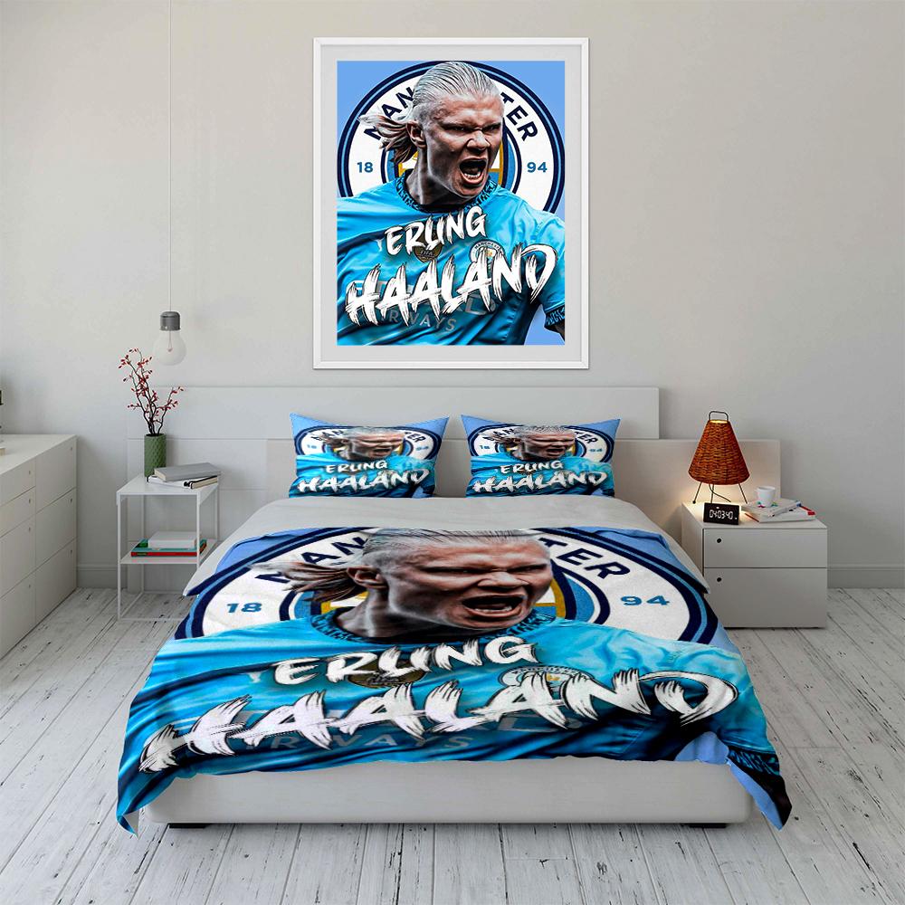 Football-Themed Bedding Set Bedding Duvet Cover Set Duvet Cover Pillowcases Home Decor (1 * Duvet Cover 2 * Pillowcases, without duvet insert)