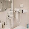 Space Saving Suction Cup Hair Dryer Holder Wall Mounted Blow Dryer Hanger  for Home