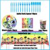 Game DANDYS World Theme Birthday Party Supplies Decoration Disposable Tableware Dandy's DIY Balloon Plate Cup Backdrop Kid Gift