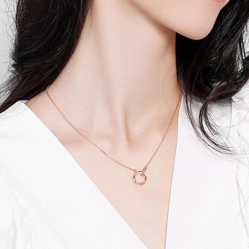 Mobius Rotating Love Pendant Necklace - Valentine's Day Gift
