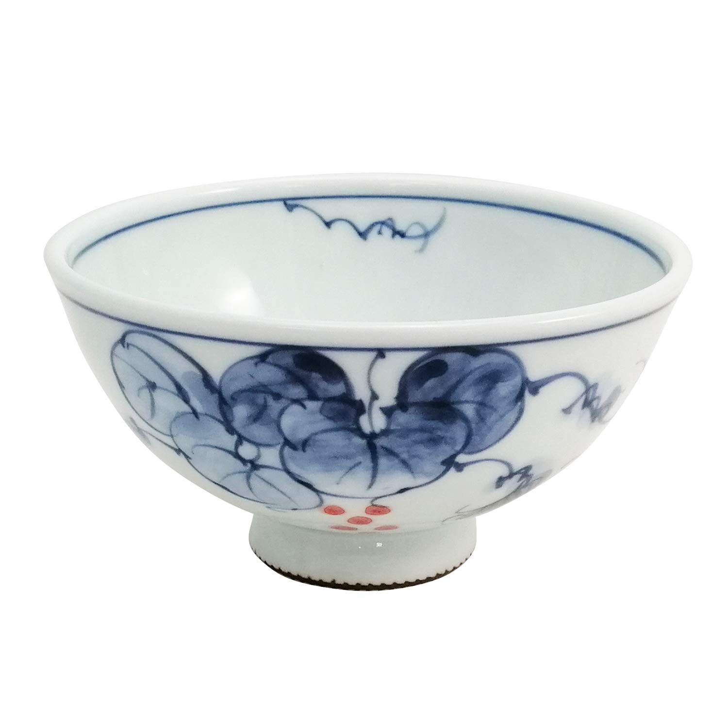 

Hasami Ware Lightweight Small Rice and Tea Microwave and Dishwasher Made in 19921 Heisei Grape Bowl, Safe, Japan, белый