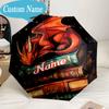 Custom Name Umbrella Dragon Tales books Umbrella 8-Frame for Travel, Camping, Casual Lightweight Portable, Essential for Family Gifts