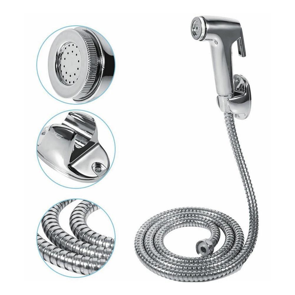 Bathroom Hand-held Nozzle Bidet Sprayer Set Bidet Sprayer Diaper Washer For Feminine Non-slip Handle Potty Seat Cleaner