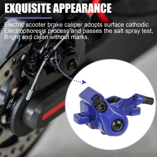 Electric Scooter Disc Brake Aluminum Alloy Electric Scooter Mechanical Brake Caliper Replacement Parts for Xiao Mi Pro 3/4