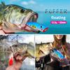 8pcs Top Water Popper Lures 3D Eyes Artificial Fishing Lures with Hooks for Saltwater Freshwater