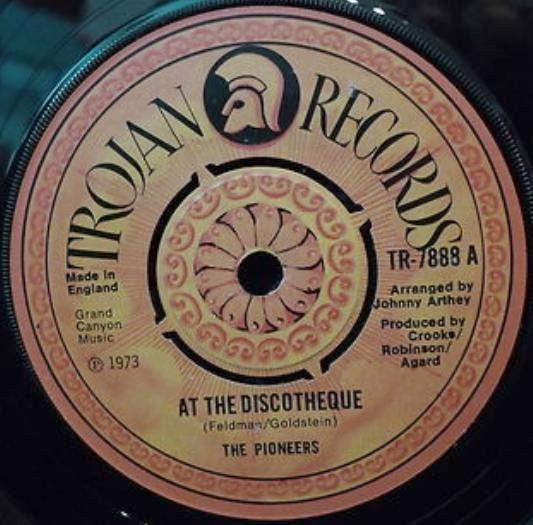 

7inch Record PIONEERS At The Discotheque Step By Step TR7888 Trojan Records 1973 UK Reggae Ska Dub Used