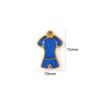 2pcs Stainless Steel Sport Charms 18K Gold Plated Round Football Multicolor Enamel Pendant DIY Necklace Earring Jewelry Findings