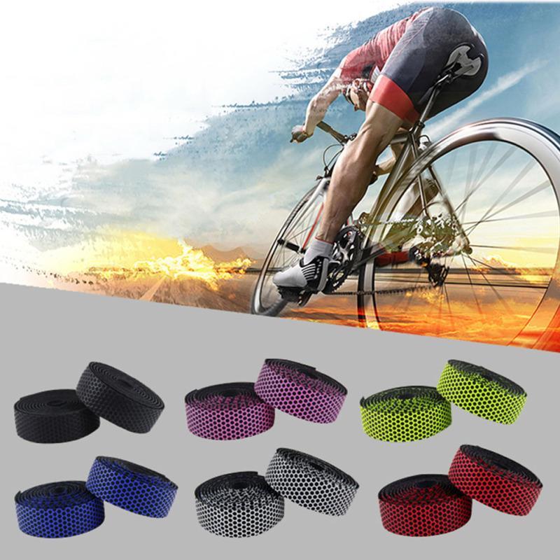 Buy Soft Bicycle Handlebar Tape Shockproof Elastic Road Bike PVC Tape ...