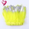 Gilded Silver Tip Goose Feather Lace Trim - DIY Decorative Clothing Accessory