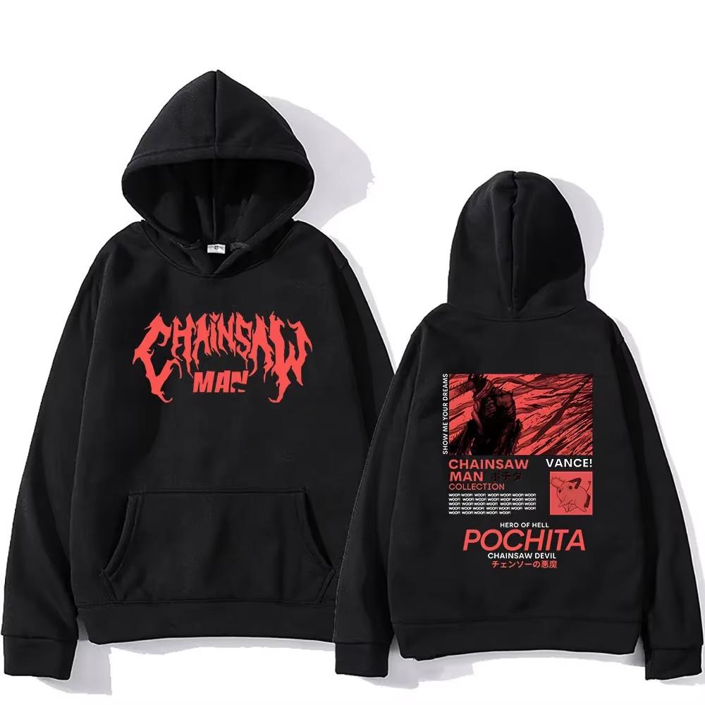 

Men s popular chainsaw hooded sweatshirt printed hoodie long sleeved new top cartoon print Gothic streetwear 2025 3XL