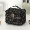 Bolsa de maquillaje de gran capacidad, nueva bolsa de almacenamiento de cosméticos de gran capacidad, bolsa de maquillaje portátil, bolsa de maquillaje de viaje de alta gama, bolsa de almacenamiento de mano para mujeres