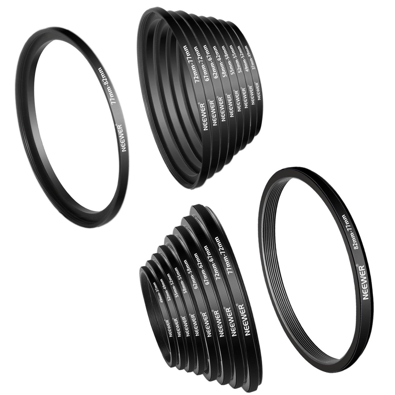 

[NEEWER] 18 Ring Adapter Kit – camera accessories
