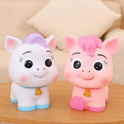 Durable Unbreakable Horse Money Jar Cute Decorative Coin Saving Box Good Luck Animal Piggy Bank Living Room