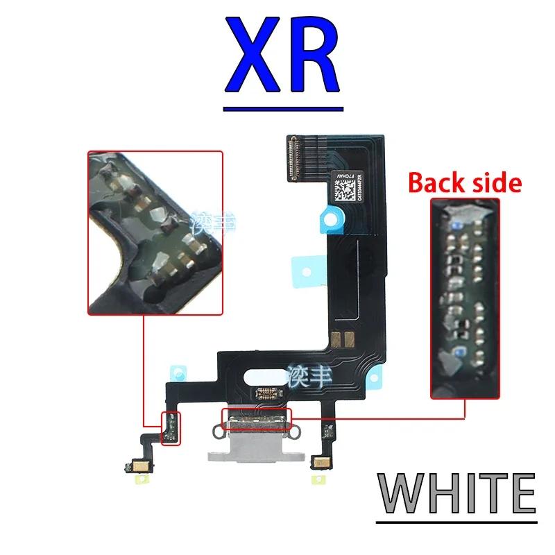 USB Port Charger Dock Connector Mic Cable for IPhone X Xr Xs Max 7 8 Plus Dock Charging Flex Module