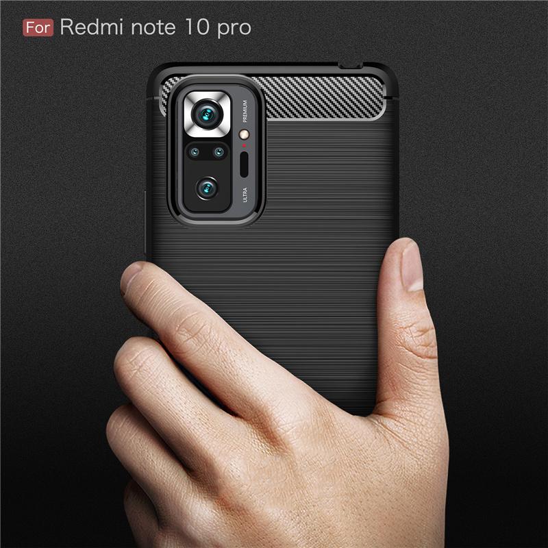 For Case Xiaomi Redmi Note 10 Pro Cover For Redmi Note 10 Pro Capa Shockproof Bumper TPU Soft Cover For Redmi Note 10 Pro Fundas