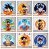 Dragon Ball Goku Round Backdrop Cover Birthday Party Kids Boy Photography Background Super Saiyan Elastic Custom Photo Props