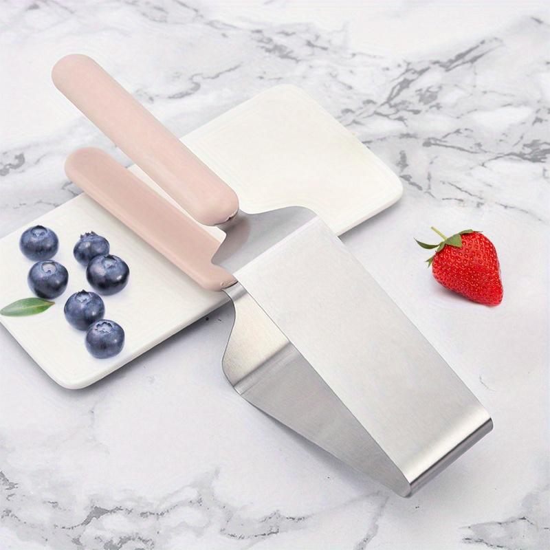 Stainless Steel Cake Cutter Triangular Dessert Holder Cake Slicer and Lifter Kitchen Baking Supplies Baking Tools Food Gripper
