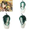 Transform Into Genshin Impact's Xiao With This High-quality Cosplay Wig Inky Blue Gradient 40cm Length