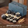 High-end complete set of Wangshan coarse pottery lifting beam pot Kung Fu tea set home office meeting guests light luxury set
