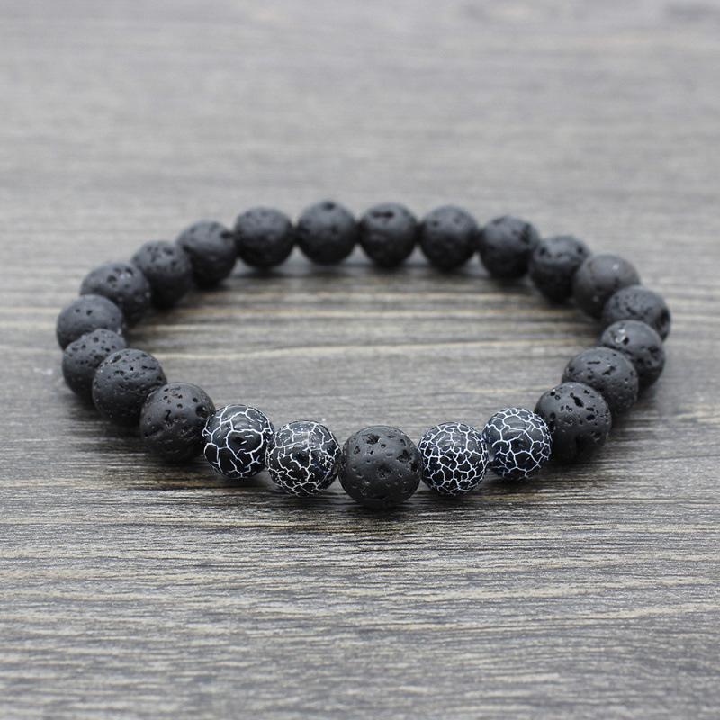 European 2021 Hot-Selling Lava Stone Yoga Bracelet