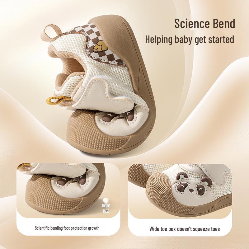 Spring 2026 Toddler Soft Sole Non-Slip Breathable Cartoon Mesh Shoes for Boys & Girls