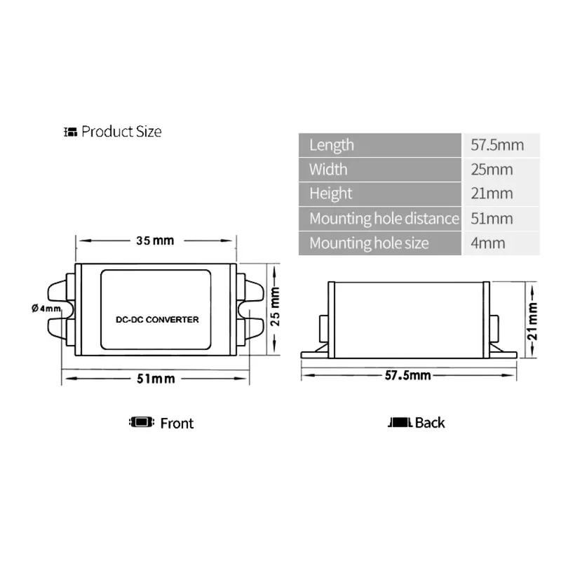 8-22V to 3-15V 12V to 5V 6V 9V DC DC Step Down Buck Converter Adjustable Output Voltage Regulator Module Car Auto Volt ce