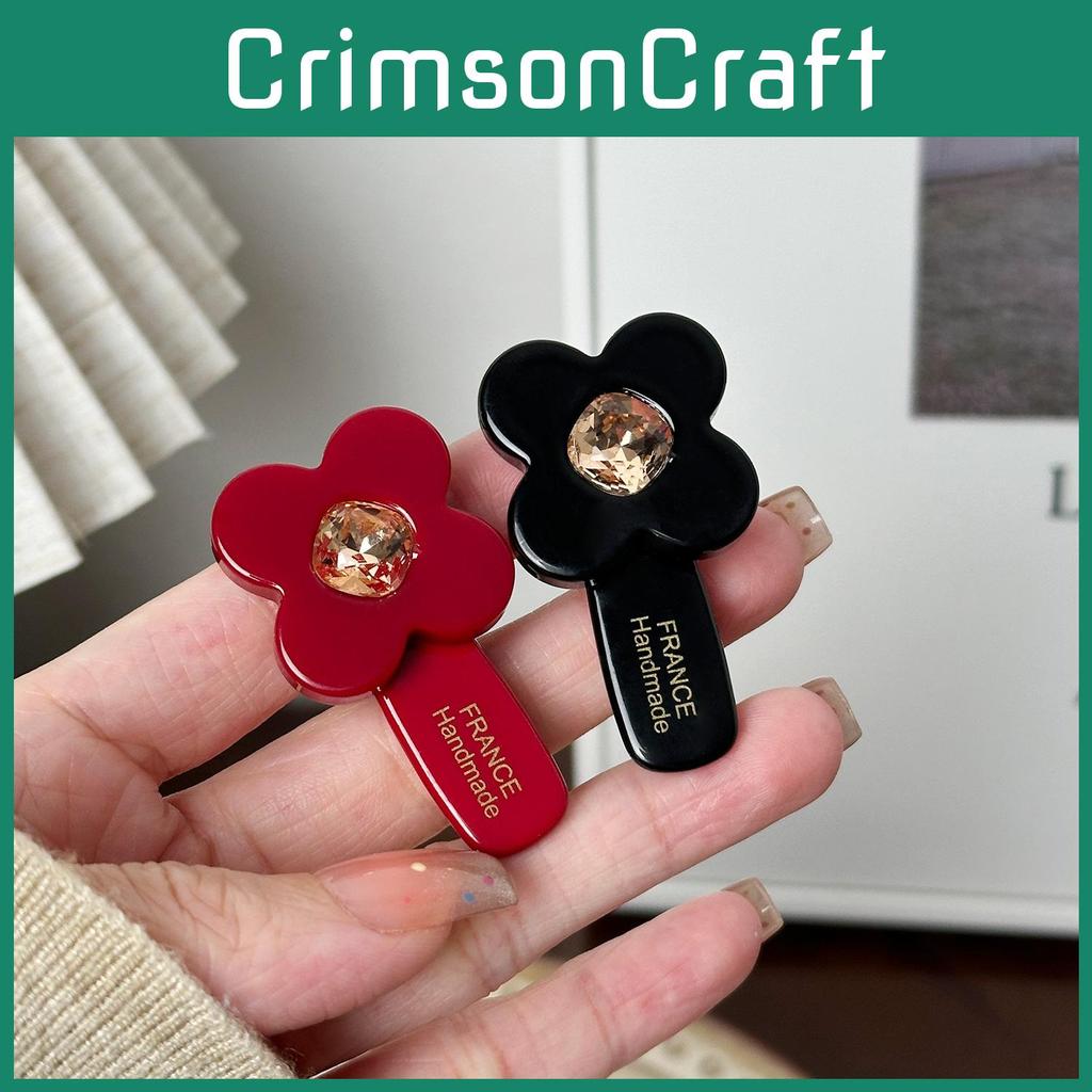 Luxury Acetate Mini Hair Clips With Crystal Embellishments For A Fashionable Look In Fall 2024