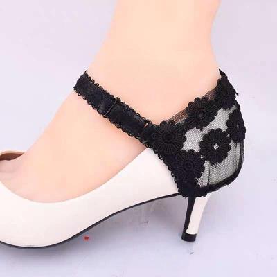 1PC Lace Schnürsenkel Fersenabdeckung High Heels Anti-sexy und modische feste Schuhe Unsichtbare Anti-Fersenschnürsenkel