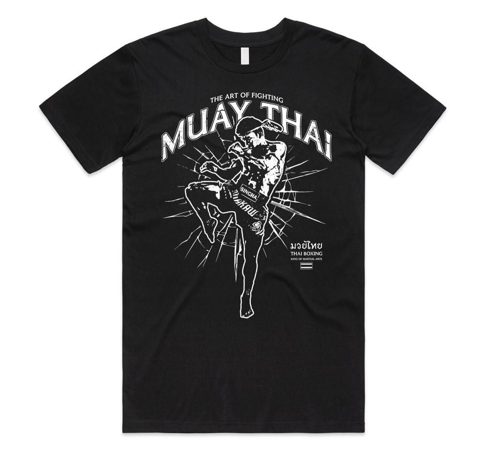 

Muay Thai Art Of Fighting T-shirt Tee Graphic Kick Boxing Martial Arts Gift XL