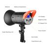 Luz de vídeo LED 100W 5600K Luzes de estúdio Bowens reguláveis ​​com montagem de luz contínua com refletor