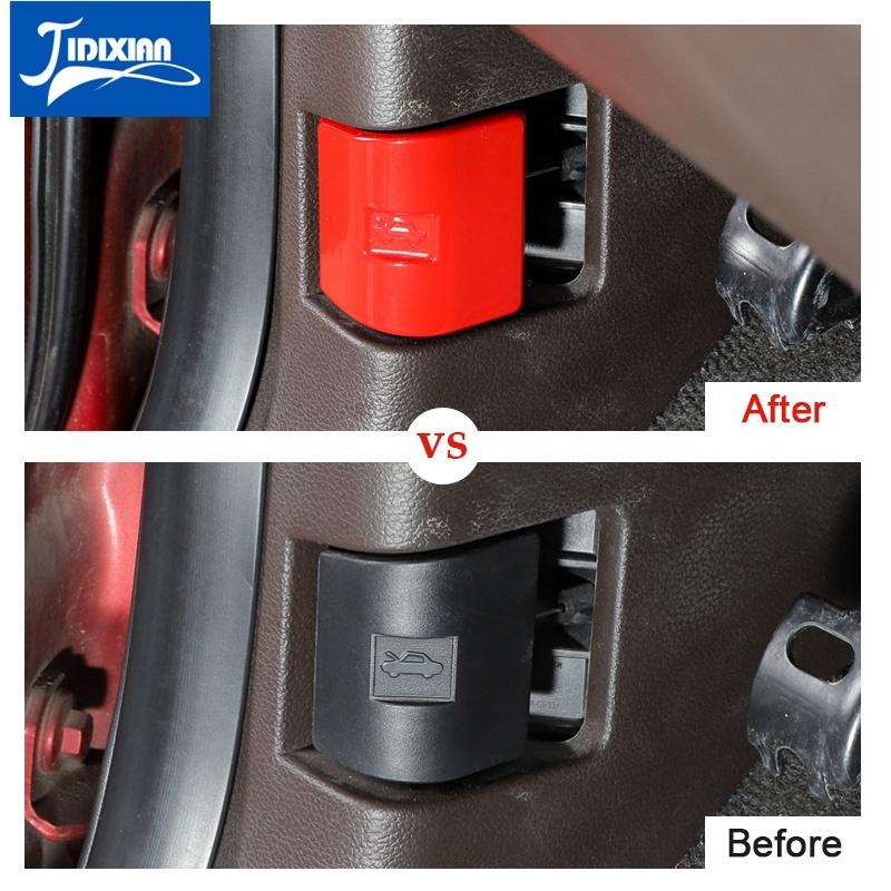 

JIDIXIAN ABS салон автомобиля капот кнопка переключения двигателя декоративная крышка для Ford F150 2009-2022 аксессуары для интерьера