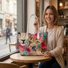 Colorful Leopard Print Fashion Tote Daily Bag